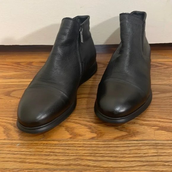Baldinini Fur Line Extralight Leather Boot Black Men’s EU 42 US 9.5 - Picture 1 of 13